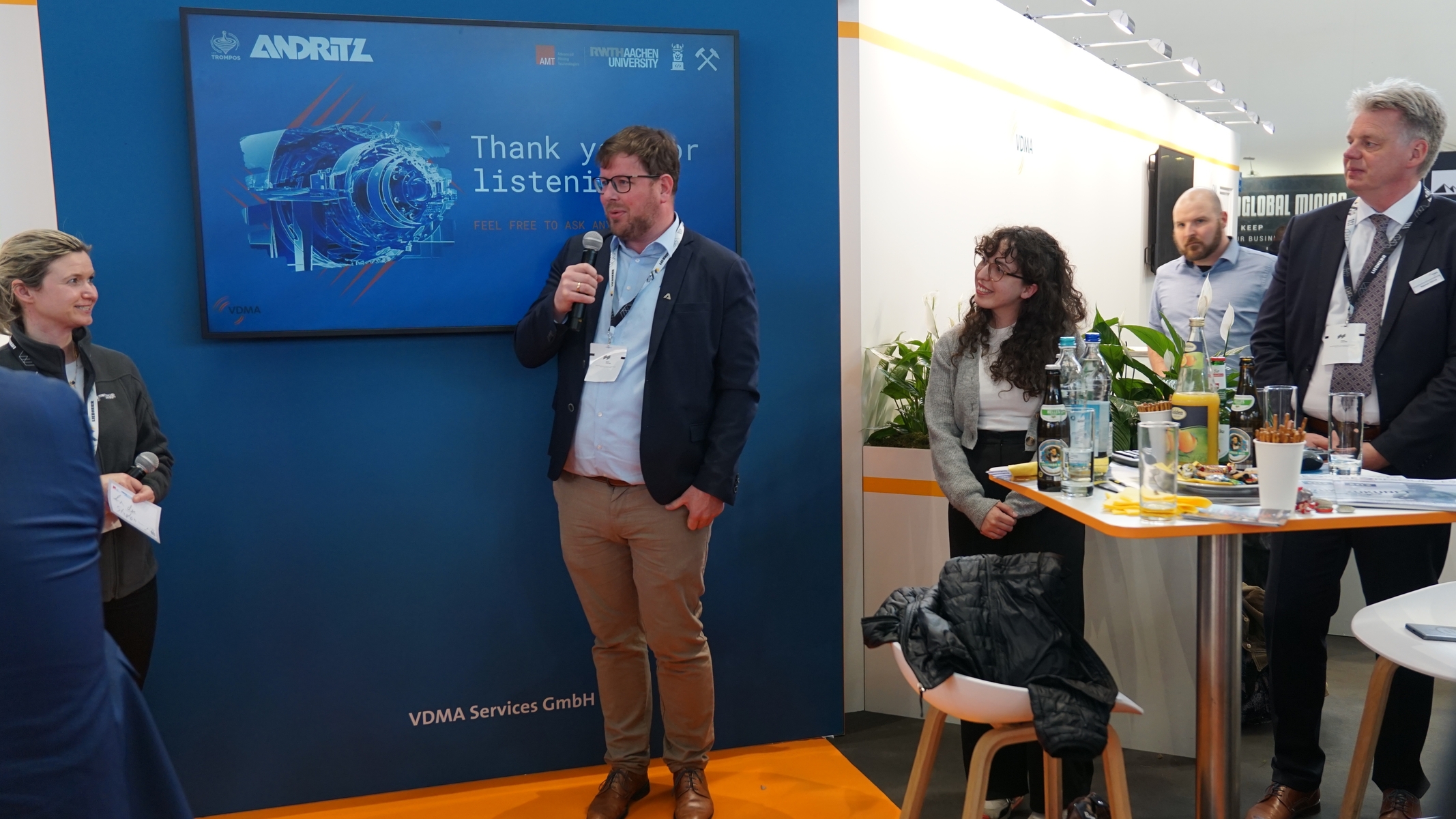Preisverleihung Mining & Minerals Hackathon auf der bauma 2025